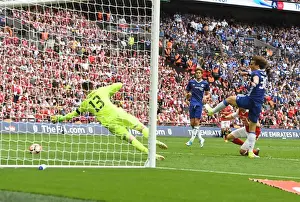 Arsenal's Aaron Ramsey Scores Stunning Goal Past Chelsea's Thibaut Courtois in FA Cup Final