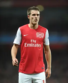 Arsenal's Aaron Ramsey Scores Twice: Arsenal 2-0 Borussia Dortmund, UEFA Champions League Group F, Emirates Stadium (2011)