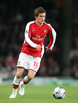 Ramsey Aaron Prints: Arsenal's Aaron Ramsey Scores the Winning Goal Against Dynamo Kiev in Champions League Group G (25/11/08)