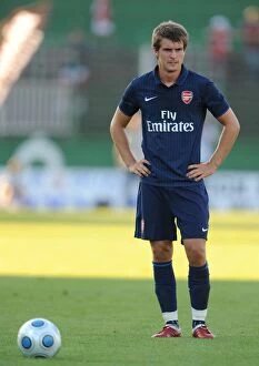 Images Dated 27th July 2009: Arsenal's Aaron Ramsey Shines in 5-0 Pre-Season Win Over Szombathelyi