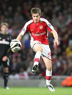 Arsenal's Aaron Ramsey Shines in 6-0 Carling Cup Victory over Sheffield United, Emirates Stadium, 2008