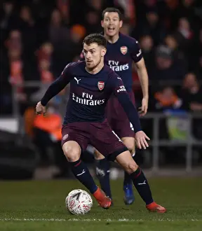 Blackpool V Arsenal - FA Cup 2019 Prints: Arsenal's Aaron Ramsey Shines in FA Cup Clash against Blackpool