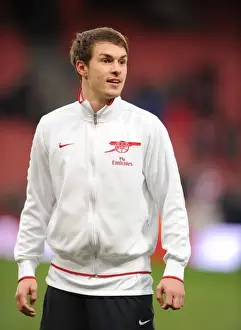 Arsenal V Leeds United FA Cup 2010-11 Prints: Arsenal's Aaron Ramsey Shines in FA Cup Clash Against Leeds United at Emirates Stadium