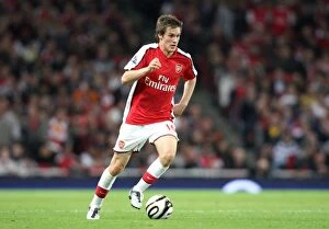 Images Dated 23rd September 2008: Arsenal's Aaron Ramsey Stars: 6-0 Rout of Sheffield United in Carling Cup