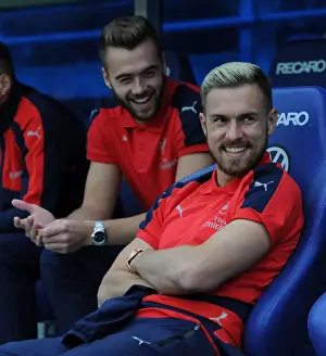 Viking FK V Arsenal 2016-17 Prints: Arsenal's Aaron Ramsey Training with Viking FK during 2016 Pre-Season in Norway