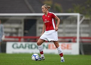 Images Dated 7th October 2009: Arsenal's Abbie Prosser Scores in 9-0 UEFA Women's Champions League Victory over PAOK Thessaloniki