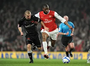 Arsenal V Leyton Orient FA Cup Replay 2010-11 Prints: Arsenal's Abou Diaby Shines: 5-0 FA Cup Victory Over Leyton Orient