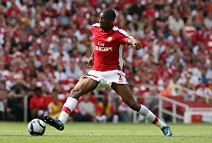 Arsenal V Portsmouth 2009-10 Prints: Arsenal's Abou Diaby Shines in Dominant 4-1 Win Over Portsmouth
