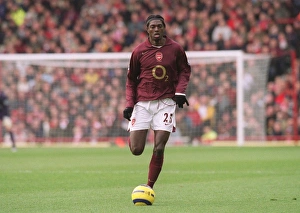 Arsenal V Bolton 2005-6 Prints: Arsenal's Adebayor Scores Dramatic Goal vs. Bolton Wanderers at Highbury, 2006