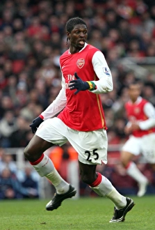 Arsenal V Newcastle United FC Cup 2007-8 Prints: Arsenal's Adebayor Scores Hat-Trick: 3-0 FA Cup Victory Over Newcastle United at Emirates Stadium (January 2008)
