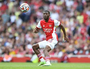Arsenal V Norwich City 2021-22 Prints: Arsenal's Ainsley Maitland-Niles in Action: Arsenal vs