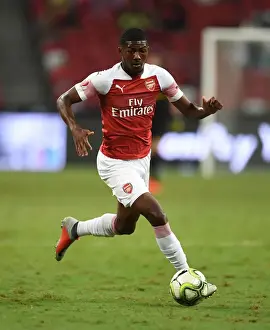 Arsenal V Atletico Madrid 2018-19 Prints: Arsenal's Ainsley Maitland-Niles in Action Against Atletico Madrid
