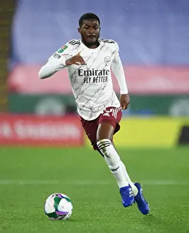 Arsenal's Ainsley Maitland-Niles in Action: Carabao Cup Showdown vs. Leicester City