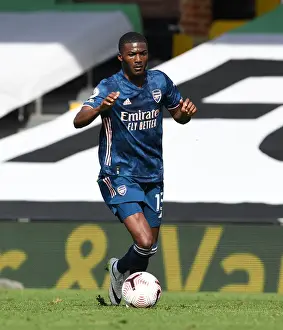 Arsenal's Ainsley Maitland-Niles in Action against Fulham - Premier League 2020-21