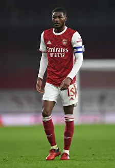 Arsenal's Ainsley Maitland-Niles in Action Against Manchester City - Carabao Cup Quarterfinal