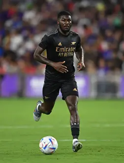 Arsenal's Ainsley Maitland-Niles in Action against Orlando City SC (2022-23)