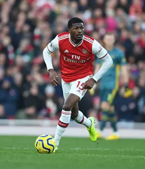 Arsenal V Sheffield United 2019-20 Prints: Arsenal's Ainsley Maitland-Niles in Action Against Sheffield United