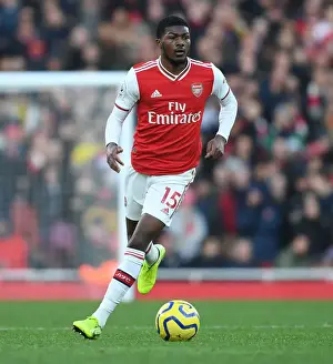 Arsenal V Sheffield United 2019-20 Prints: Arsenal's Ainsley Maitland-Niles in Action Against Sheffield United