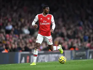 Arsenal's Ainsley Maitland-Niles in Action Against Sheffield United - Premier League 2019-20