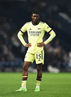 West Bromwich Albion V Arsenal - Carabao Cup 2021-22 Prints: Arsenal's Ainsley Maitland-Niles in Action against West Bromwich Albion in Carabao Cup Match