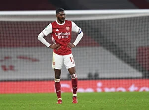 Arsenal v Manchester City - Carabao Cup 2020-21 Collection: Arsenal's Ainsley Maitland-Niles After Carabao Cup Quarterfinal vs Manchester City