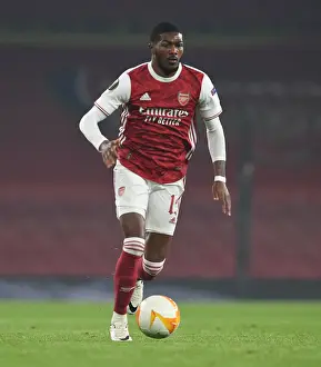 Arsenal's Ainsley Maitland-Niles in Europa League Action at Emirates Stadium