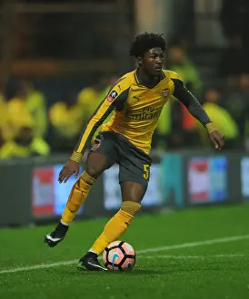 Preston North End V Arsenal - FA Cup - 2017 Prints: Arsenal's Ainsley Maitland-Niles in FA Cup Action Against Preston North End