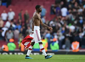 Arsenal's Ainsley Maitland-Niles Post-Match at Emirates Stadium Against Tottenham Hotspur (2019-20)