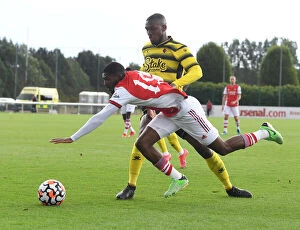Images Dated 28th July 2021: Arsenal's Ainsley Maitland-Niles in Pre-Season Action Against Watford