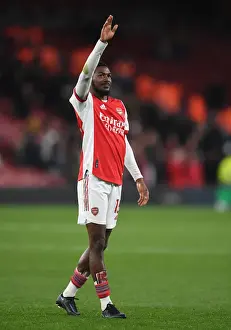 Arsenal's Ainsley Maitland-Niles Reacts After Arsenal vs. Aston Villa, Premier League 2021-22