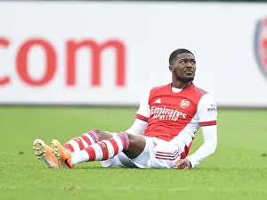 Arsenal V Millwall 2021-22 Prints: Arsenal's Ainsley Maitland-Niles Shines in Pre-Season Form Against Millwall