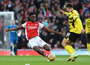 Arsenal V Watford 2021-22 Prints: Arsenal's Albert Sambi Lokonga in Action: Arsenal vs. Watford, Premier League 2021-22