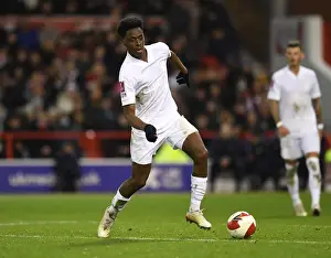 Arsenal's Albert Sambi Lokonga in FA Cup Action: Arsenal vs Nottingham Forest (2021-22)