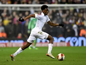 Arsenal's Albert Sambi Lokonga in FA Cup Action Against Nottingham Forest