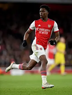 Arsenal V Liverpool Carabao Cup 2021-22 Prints: Arsenal's Albert Sambi Lokonga Faces Off Against Liverpool in Carabao Cup Semi-Final Showdown