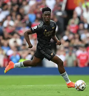 Arsenal's Albert Sambi Lokonga Faces Off Against Manchester United at Old Trafford (2022-23 Premier League)