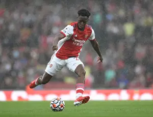 Arsenal V Chelsea 2021-22 Prints: Arsenal's Albert Sambi Lokonga Goes Head-to-Head Against Chelsea in the 2021-22 Premier League