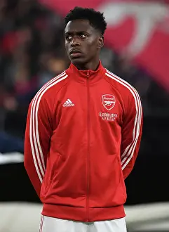 Arsenal's Albert Sambi Lokonga in UEFA Europa League Action: Arsenal vs. FC Zurich (2022-23)