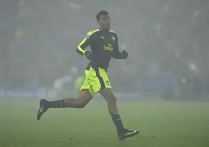 FC Basel V Arsenal 2016-17 Prints: Arsenal's Alex Iwobi in Action during the 2016-17 UEFA Champions League Match against FC Basel