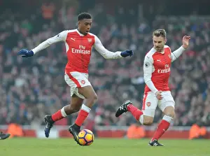 Arsenal V Burnley 2016-17 Prints: Arsenal's Alex Iwobi in Action against Burnley - Premier League 2016-17
