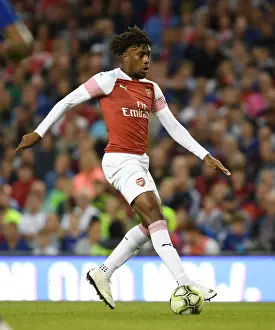 Arsenal V Chelsea Pre Season Friendly 2018-19 Prints: Arsenal's Alex Iwobi in Action against Chelsea in 2018 International Champions Cup