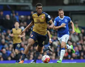 Everton V Arsenal 2015-16 Prints: Arsenal's Alex Iwobi in Action Against Everton - Premier League 2015-16