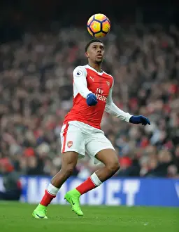 Arsenal V Hull City 2016-17 Prints: Arsenal's Alex Iwobi in Action against Hull City - Premier League 2016-17