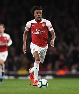 Arsenal V Newcastle United 2018-19 Prints: Arsenal's Alex Iwobi in Action Against Newcastle United, Premier League 2018-19