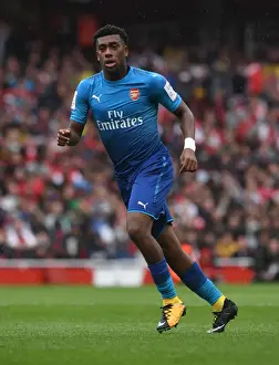 Arsenal V Benfica - Emirates Cup 2017-18 Prints: Arsenal's Alex Iwobi in Action against SL Benfica at the Emirates Cup