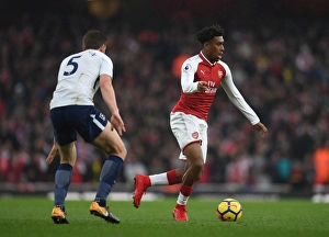 Arsenal V Tottenham Hotspur 2017-18 Prints: Arsenal's Alex Iwobi in Action Against Tottenham Hotspur, Premier League 2017-18