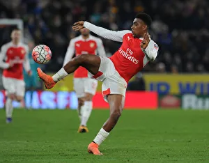 Arsenal's Alex Iwobi in FA Cup Action: Arsenal vs. Hull City (15/16)