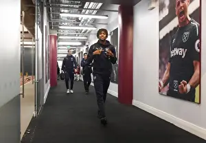West Ham United V Arsenal 2018-19 Prints: Arsenal's Alex Iwobi Heads to the Changing Room before West Ham Clash