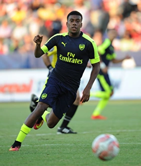 Arsenal V Chivas 2016-17 Prints: Arsenal's Alex Iwobi in Pre-Season Action Against Chivas