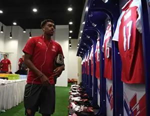 Arsenal's Alex Iwobi Prepares for Arsenal v Chelsea Clash in Beijing